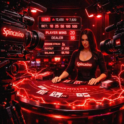 High-tech live casino tables and cameras